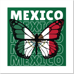 I Love Mexico // Mexican Flag // Mexican Pride Posters and Art